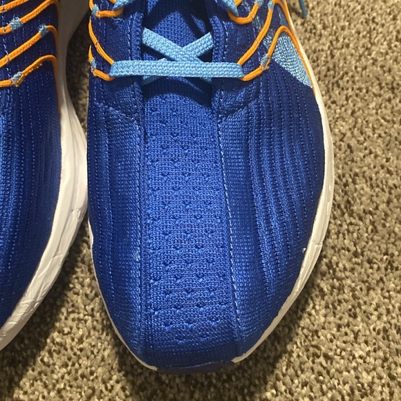 Nike ZoomX Blue and Orange Athletic Shoes - Picture 3 of 14